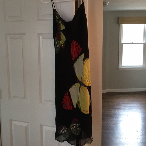 Butterfly slip dress size 6 - Picture 1 of 4